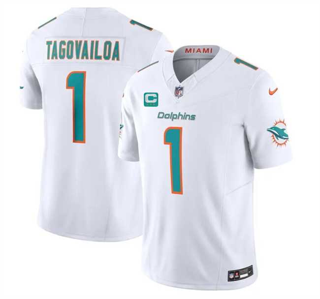 Men & Women & Youth Miami Dolphins #1 Tua Tagovailoa White F.U.S.E With 3-Star C Patch Vapor Limited Stitched Jersey,We sell and wholesale Men & Women & Youth Miami Dolphins #1 Tua Tagovailoa White F.U.S.E With 3-Star C Patch Vapor Limited Stitched Jersey on line form chian!